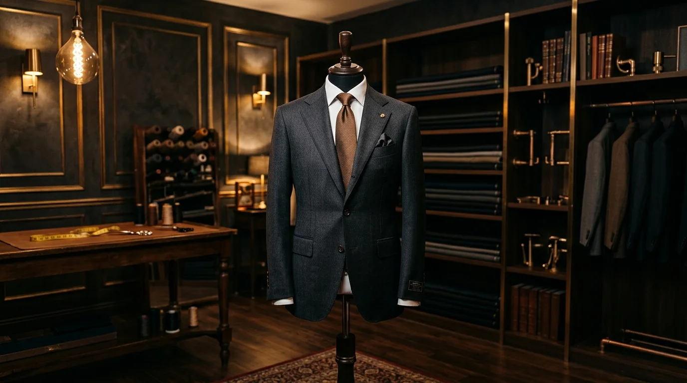 Özel Dikim (Bespoke) Takım Elbise Aşamaları ve Kumaş Seçimi - Bespoke takım elbise el işçiliği Manolya Terzi